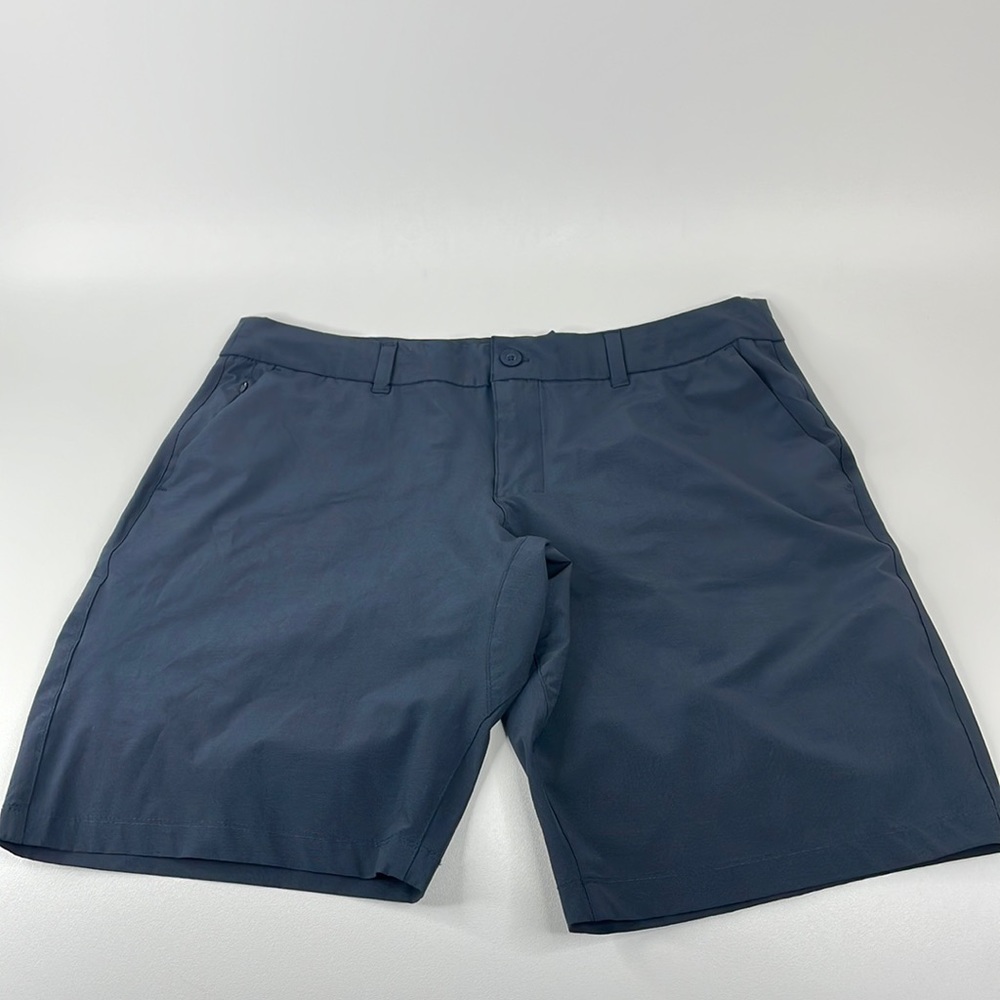 Hang Ten Mens Hybrid Short 32 Quick Dry 4 Way Stretch Lightweight Navy Blue
